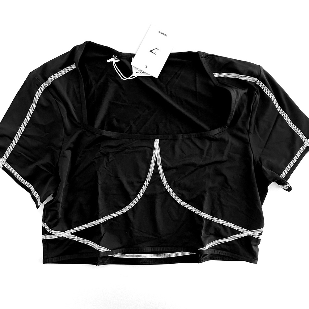 Gymshark XL Stitch Feature Crop Top